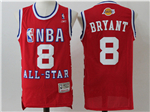 2003 NBA All-Star Game Western Conference #8 Kobe Bryant Red Hardwood Classic Jersey