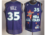 1995 NBA All-Star Game Eastern Conference #35 Grant Hill Purple Hardwood Classic Jersey