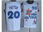 1995 NBA All-Star Game Western Conference #20 Gary Payton White Hardwood Classic Jersey