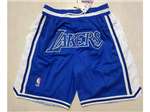 Los Angeles Lakers Just Don "Lakers" Blue Basketball Shorts