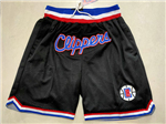 Los Angeles Clippers Just Don "Clippers" Black Basketball Shorts