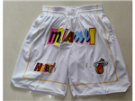 Miami Heat "Miami" White City Edition Basketball Shorts