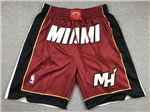 Miami Heat "Miami" Red Basketball Shorts