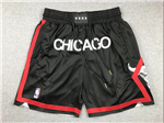 Chicago Bulls "Chicago" Black City Edition Basketball Shorts