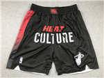 Miami Heat "Heat Culture" Black City Edition Basketball Shorts