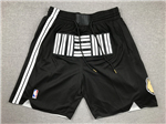 Memphis Grizzlies "MEM" Black City Edition Basketball Shorts