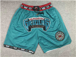Vancouver Grizzlies Just Don "Grizzlies" Teal Basketball Shorts