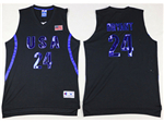 Team USA #24 Kobe Bryant Black Jersey