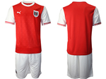 Austria 2020/21 Home Red Soccer Jersey
