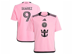 Inter Miami CF 2024 Home Pink Soccer Jersey with #9 Su