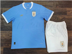 Uruguay 2022/23 Home Light Blue Soccer Team Jersey