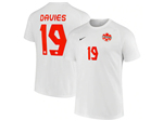 Canada 2022/23 Away White Soccer Jersey with #19 Davies Printing
