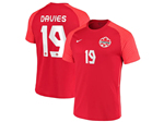 Canada 2022/23 Home Red Soccer Jersey with #19 Davies Printing
