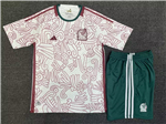 Mexico 2022/23 Away White Soccer Team Jersey