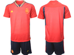 Spain 2022/23 Home Red Soccer Jersey