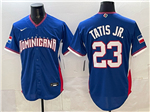 Dominican Republic #23 Fernando Tatis Jr. Baseball Blue 2026 World Baseball Classic Jersey