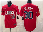 USA Baseball #30 Paul Skenes Red World Baseball Classic Jersey