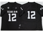Texas A&M Aggies 12th Man Black College Football F.U.S.E. Limited Jersey