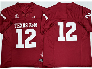 Texas A&M Aggies 12th Man Maroon College Football F.U.S.E. Limited Jersey