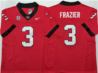 Georgia Bulldogs #3 Nate Frazier Red College Football F.U.S.E. Limited Jersey