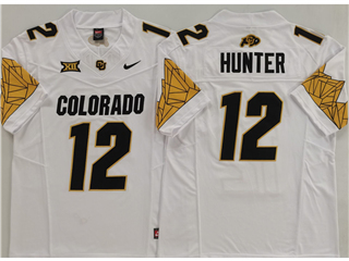 Colorado Buffaloes #12 Travis Hunter White College Football F.U.S.E. Limited Jersey