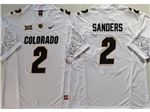 Colorado Buffaloes #2 Shedeur Sanders White College Football F.U.S.E. Limited Jersey