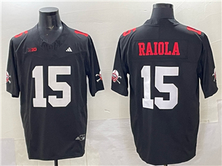 Nebraska Cornhuskers #15 Dylan Raiola Black College Football F.U.S.E. Limited Jersey