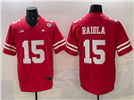 Nebraska Cornhuskers #15 Dylan Raiola Red College Football F.U.S.E. Limited Jersey