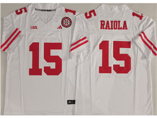 Nebraska Cornhuskers #15 Dylan Raiola White College Football F.U.S.E. Limited Jersey