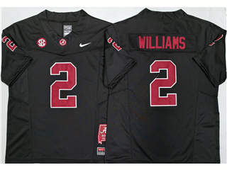 Alabama Crimson Tide #2 Ryan Williams Black College Football F.U.S.E. Limited Jersey