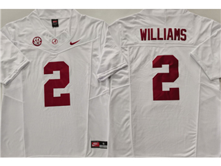 Alabama Crimson Tide #2 Ryan Williams White College Football F.U.S.E. Limited Jersey