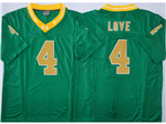 Notre Dame Fighting Irish #4 Jeremiyah Love Green College Football Limited Jersey