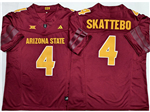 Arizona State Sun Devils #4 Cam Skattebo Red College Football F.U.S.E. Limited Jersey