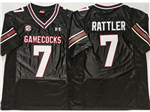 South Carolina Gamecocks #7 Spencer Rattler Black College Football Jersey