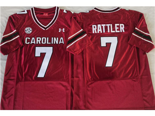 South Carolina Gamecocks #7 Spencer Rattler Red College Football Jersey