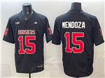 Indiana Hoosiers #15 Fernando Mendoza Black College Football F.U.S.E. Limited Jersey