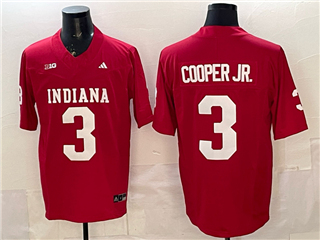 Indiana Hoosiers #3 Omar Cooper Jr. Red College Football F.U.S.E. Limited Jersey
