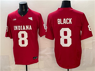 Indiana Hoosiers #8 Kaelon Black Red College Football F.U.S.E. Limited Jersey