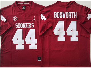 Oklahoma Sooners #44 Brian Bosworth Red College Football Jersey
