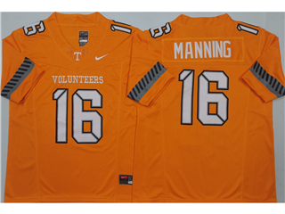 Tennessee Volunteers #16 Peyton Manning Orange College Football F.U.S.E. Limited Jersey