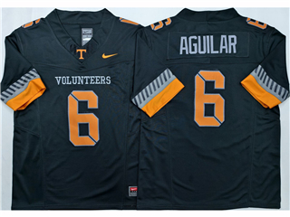 Tennessee Volunteers #6 Joey Aguilar Black College Football F.U.S.E. Limited Jersey