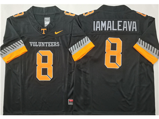Tennessee Volunteers #8 Nico Iamaleava Black College Football F.U.S.E. Limited Jersey