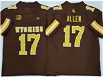 Wyoming Cowboys #17 Josh Allen Brown College Football F.U.S.E. Limited Jersey