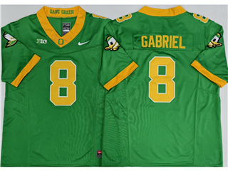 Oregon Ducks #8 Dillon Gabriel Green College Football F.U.S.E. Limited Jersey