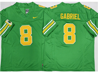 Oregon Ducks #8 Dillon Gabriel Green College Football F.U.S.E. Limited Jersey