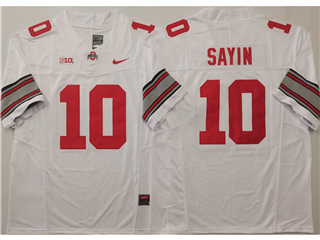 Ohio State Buckeyes #10 Julian Sayin White College Football F.U.S.E. Limited Jersey