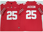 Ohio State Buckeyes #25 Bo Jackson Red College Football F.U.S.E. Limited Jersey