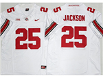 Ohio State Buckeyes #25 Bo Jackson White College Football F.U.S.E. Limited Jersey