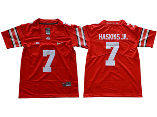 Ohio State Buckeyes #7 Dwayne Haskins Jr. Youth Red College Football Jersey