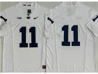 Penn State Nittany Lions #11 Micah Parsons White College Football F.U.S.E. Limited Jersey